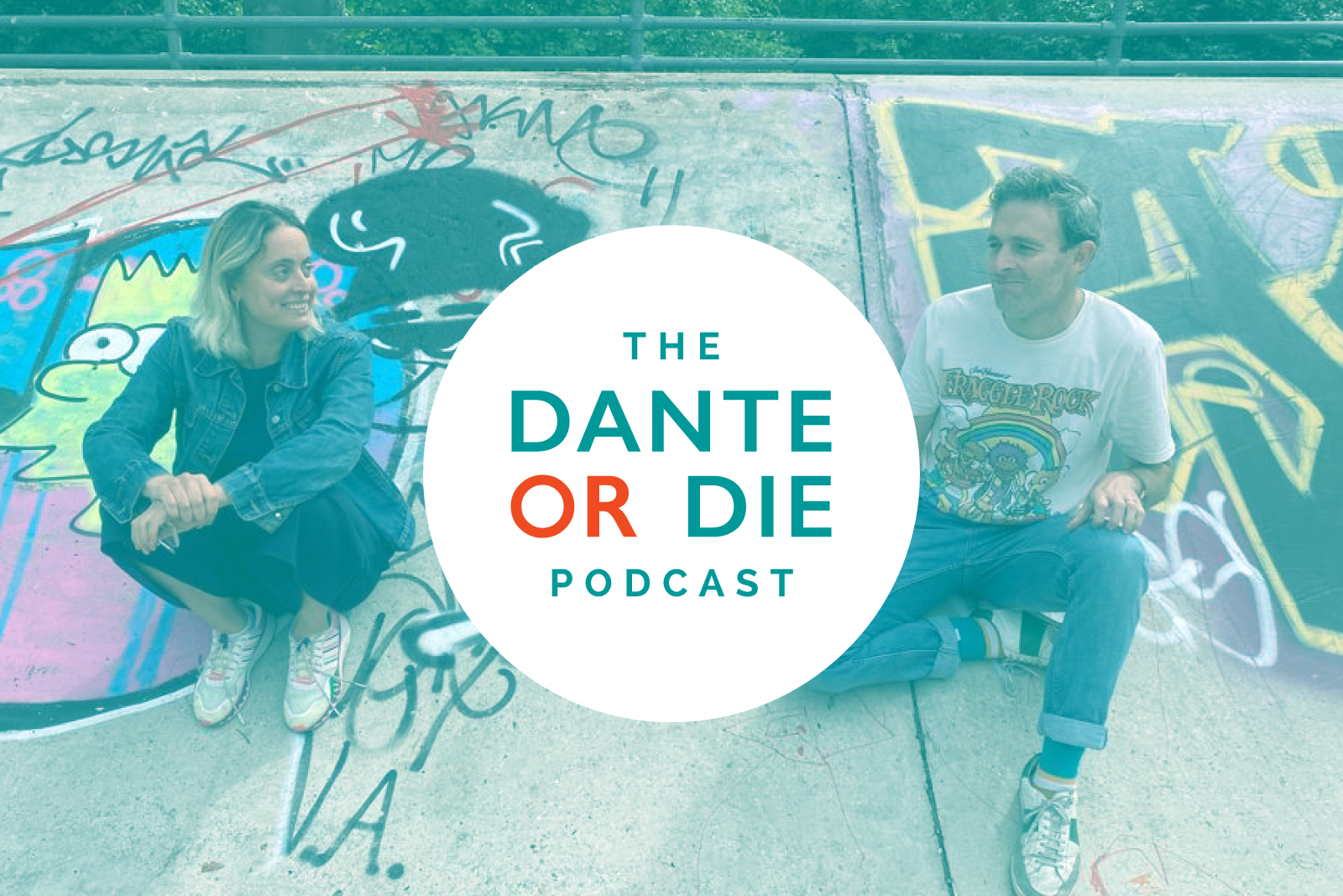 Daphna Attias and Terry O’Donovan in Kennington Skate Park